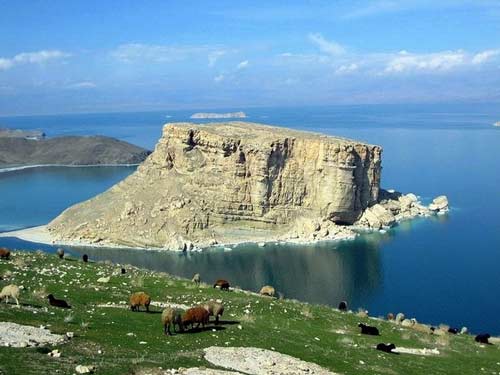 دریاچه ارومیه قبل از خشک شدن