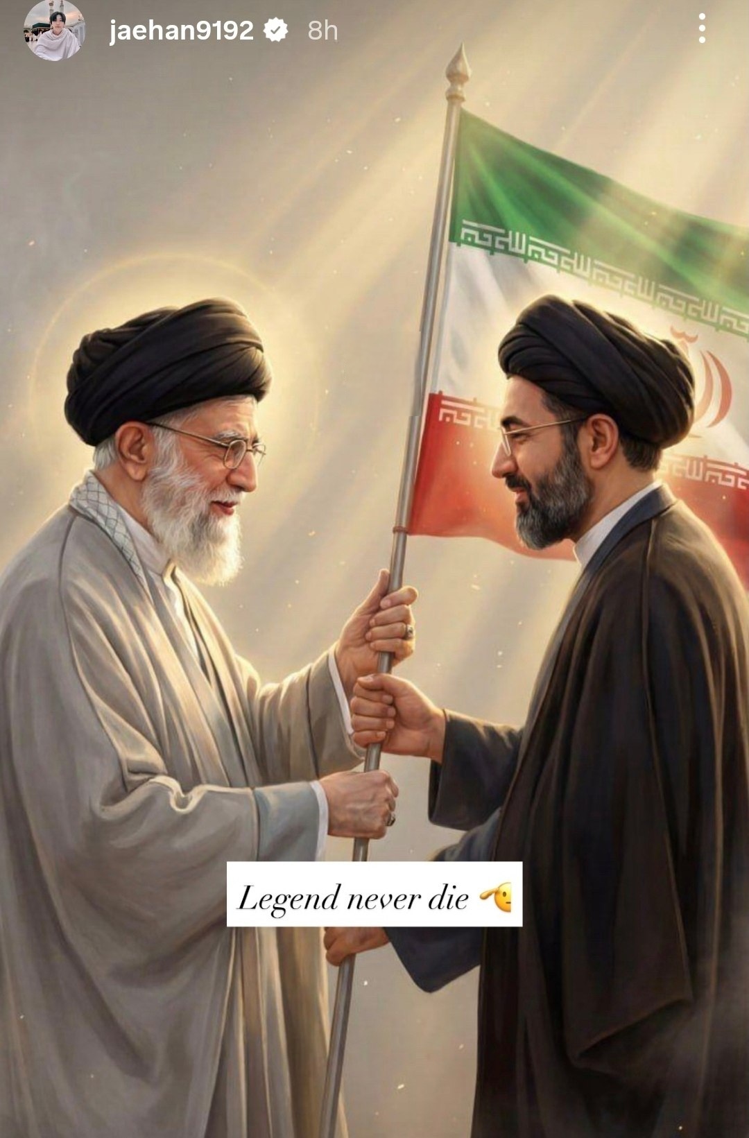 واکنش استوری داود کیم، خواننده و بلاگر کره‌ای به انتخاب سومین رهبر انقلاب اسلامی