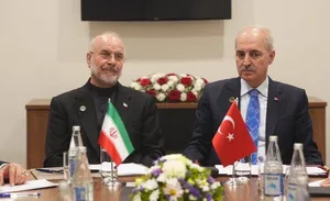 قالیباف در دیدار با رئیس مجلس ترکیه: هیمنه پوشالی آمریکا در جنگ اخیر فرو ریخت