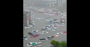 وقوع سیل رکورد شکن در کینژو چین