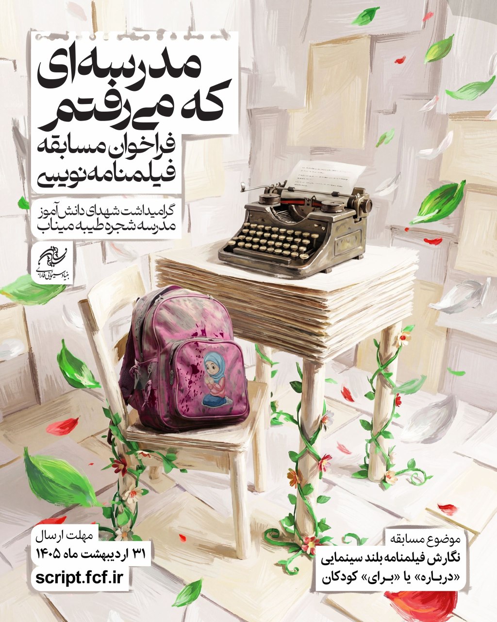 انتشار فراخوان مسابقه فیلمنامه‌نویسی «مدرسه‌ای که می‌رفتم»