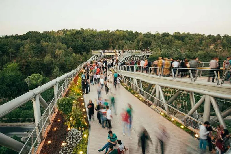 تنفس در بزرگ ترین پل غیر خودرویی ایران