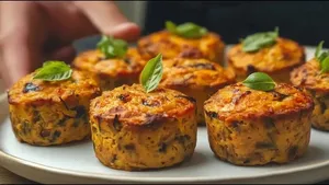 طرز تهیه مافین بادمجان؛ یک غذای مدیترانه‌ ای