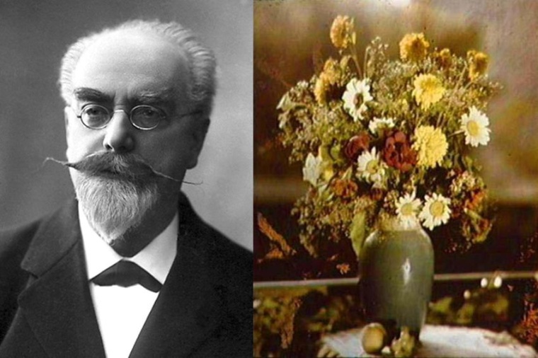 عکس گل‌های Lippman که در سال‌های 1890 گرفته شد