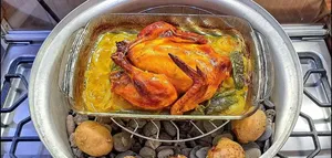 طرز تهیه مرغ بریان، بدون فر و بدون دردسر!