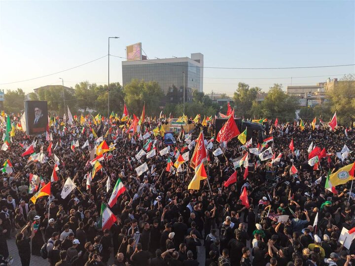 مراسم تشییع در نجف