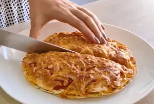 طرز تهیه غذایی خوشمزه فقط با یه سیب زمینی