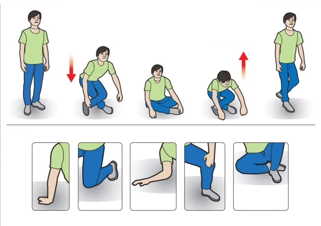 آزمون ساده نشستن و برخاستن