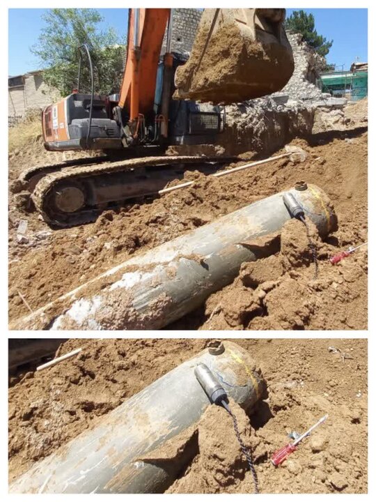 خنثی‌سازی بمب سنگر شکن ۱۰۰۰ پوندی در لرستان