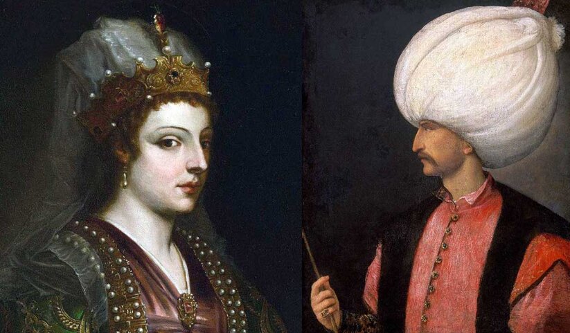 خرم سلطان (روکسلانا) و سلیمان باشکوه