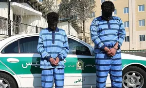 تصاویری از دوربین مداربسته از سارقان قمه به دست در قیطریه