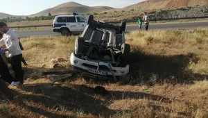مرگ کودک ۱۰ ساله در حادثه واژگونی خودرو در محور ساوه