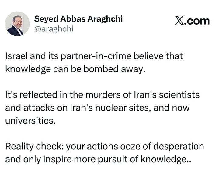 توئیت عراقچی