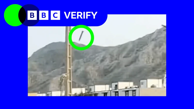 موشک پرسام قبل از انفجار در لامرد
