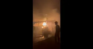 حمله اسرائیلی‌ها به چادر آوارگان در خان‌یونس