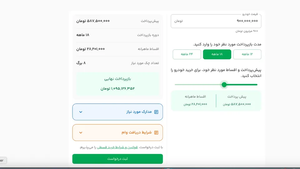 خرید خودرو اقساطی