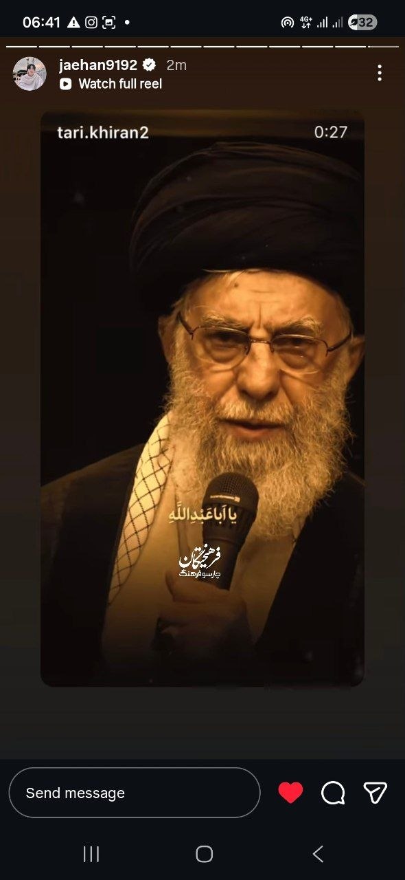 واکنش داود کیم به شهادت آیت‌الله سیدعلی خامنه‌ای