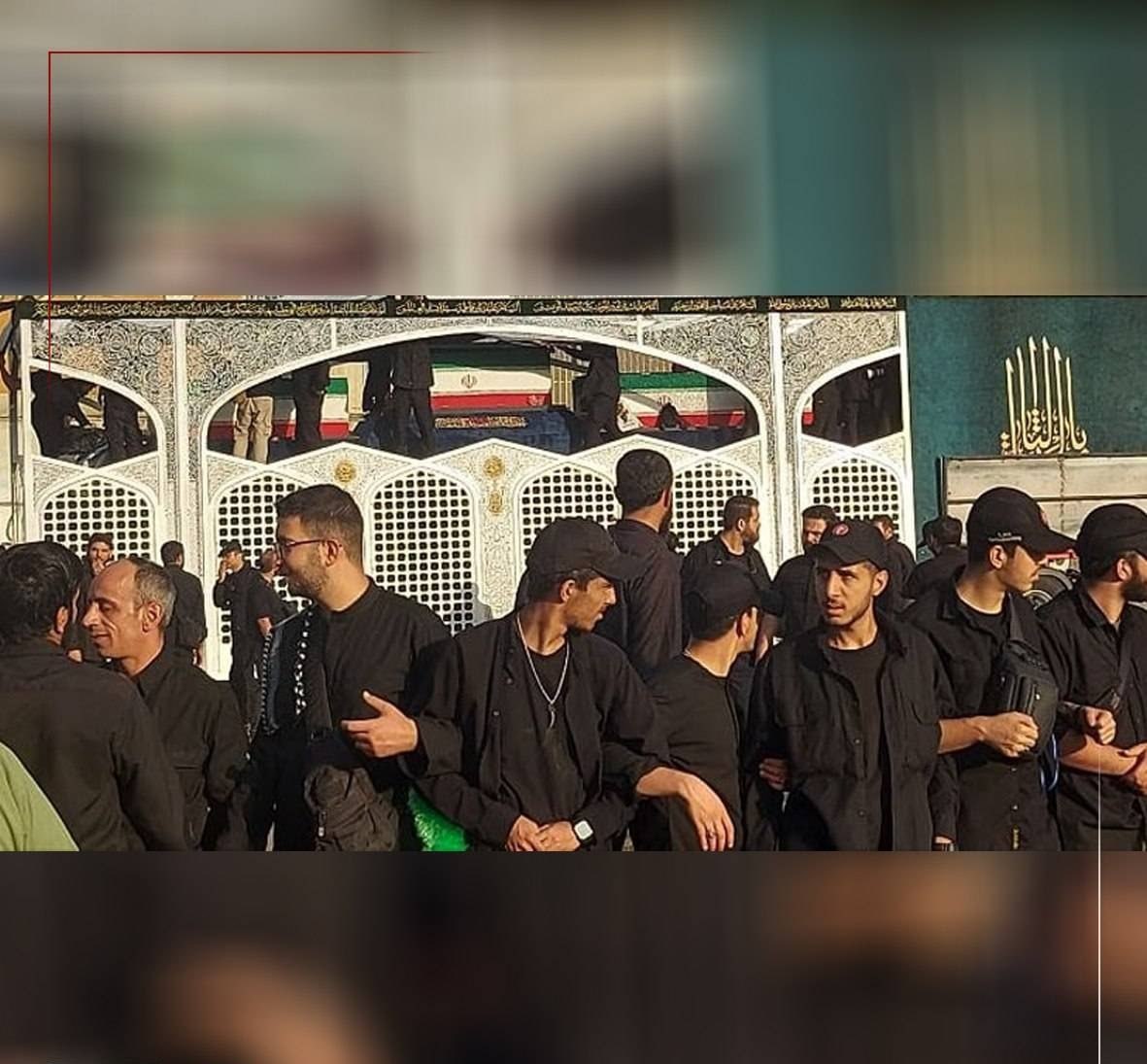خودرو حامل پیکر شهدا