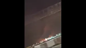 آتش سوزی در فرودگاه دبی