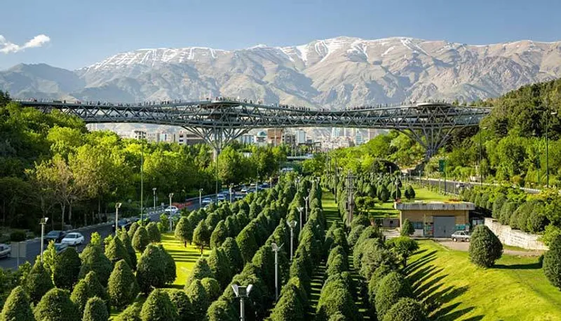 تنفس در بزرگ ترین پل غیر خودرویی ایران