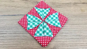آموزش دوخت دستگیره گرد فانتزی برای آشپزخانه