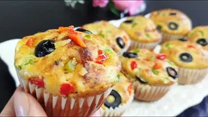 طرز تهیه مافین پیتزا خوشمزه و آسان در خانه