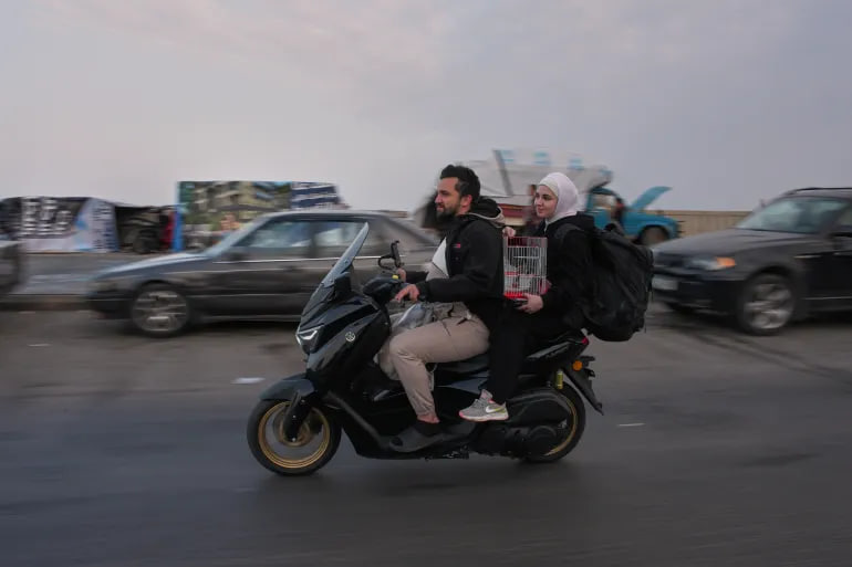 بازگشت آوارگان لبنانی بعد از اعلام آتش بس