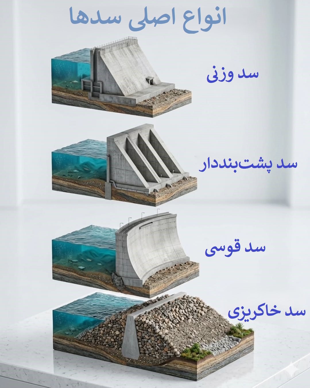 انواع سد