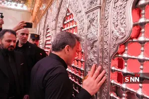 استقبال زائران حرم‌امام حسین (ع) و حرم حضرت اباالفضل العباس (ع) از عراقچی