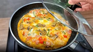 طرز تهیه پیتزا فوری بدون خمیر مایه و بدون فر فقط در ۵ دقیقه!
