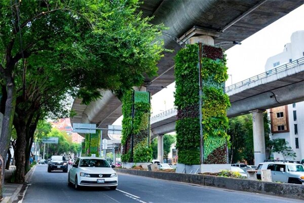 جنگل‌های عمودی با ترکیب درختان خیابانی و دیوارهای سبز