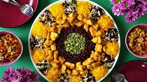 طرز تهیه مرصع پلو یلدایی
