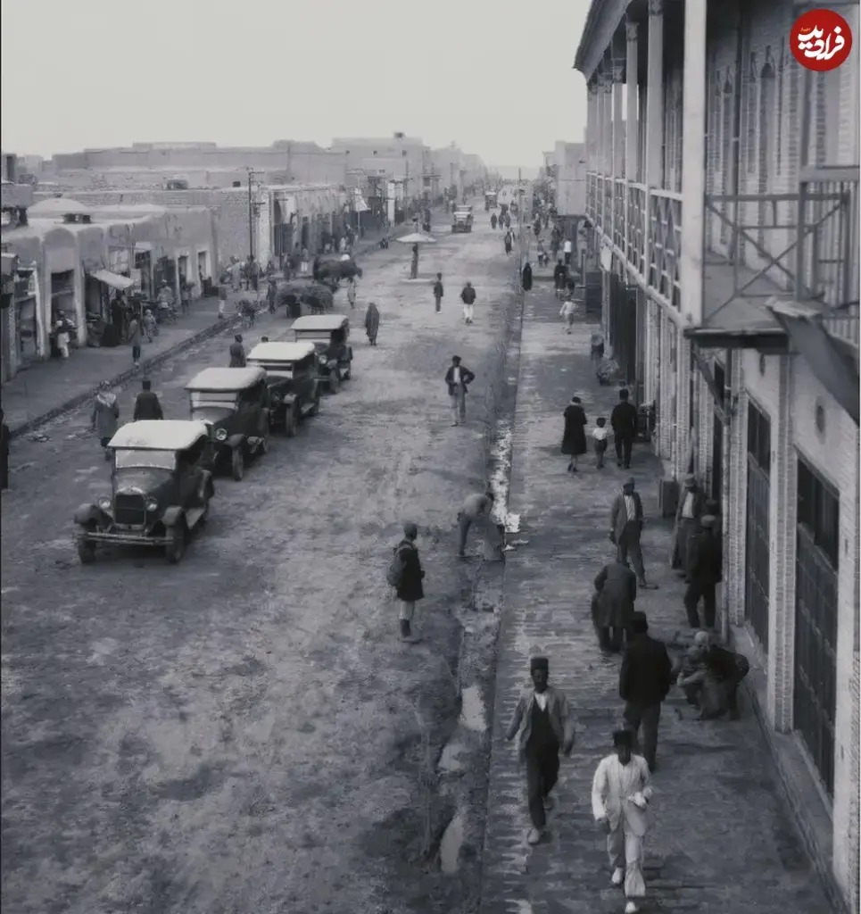 تصویری کمتردیده‌شده از «خیابان اصلی اهواز» درسال 1311