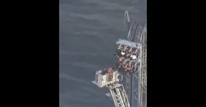 حادثه ترسناک در شهربازی تگزاس