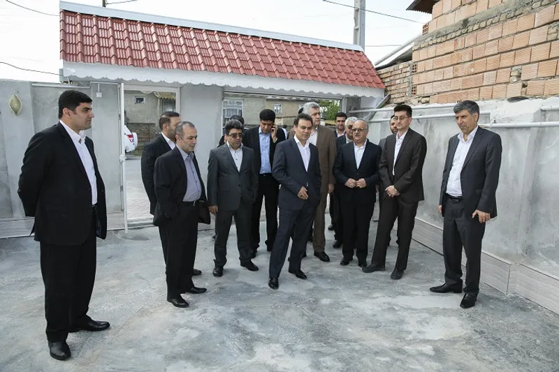 بازدید مدیرعامل بانک ملت از مناطق سیل زده استان گلستان