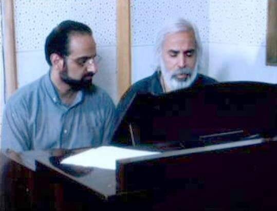 محمد اصفهانی در کنار بابک بیات