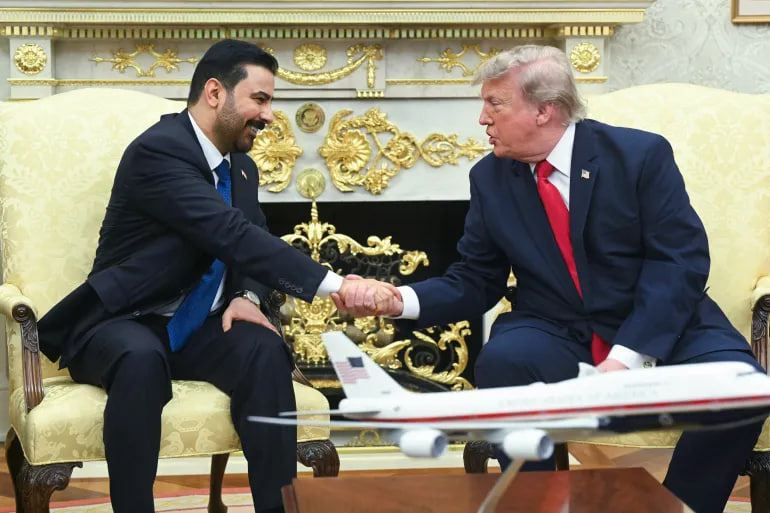 دیدار نخست وزیر عراق با ترامپ