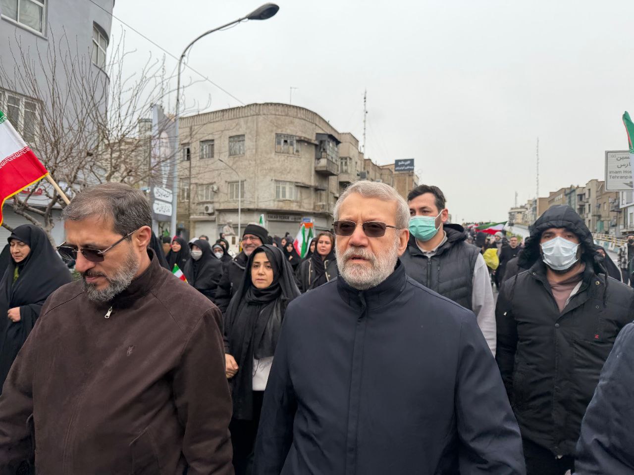 علی لاریجانی در راهپیمایی روز قدس