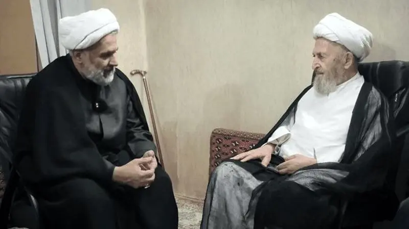 حسین طائب و آیت‌الله جعفر سبحانی