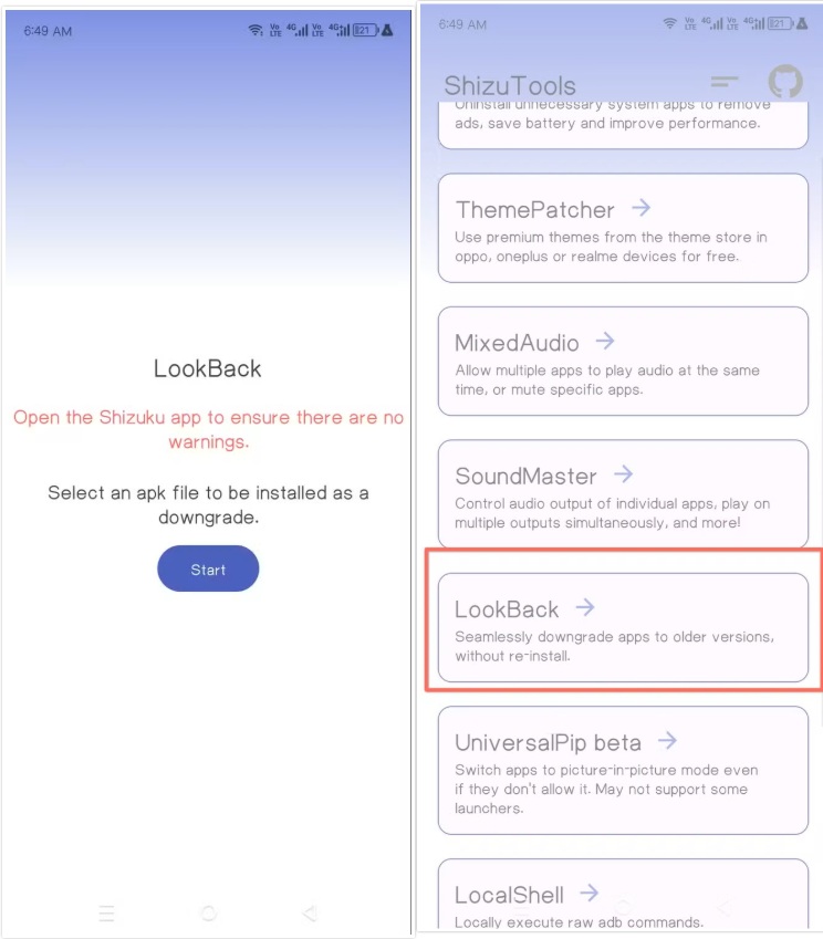 برنامه‌های اندروید