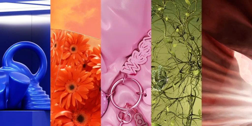 رنگ «Luminous Blue» یا «آبی درخشان»