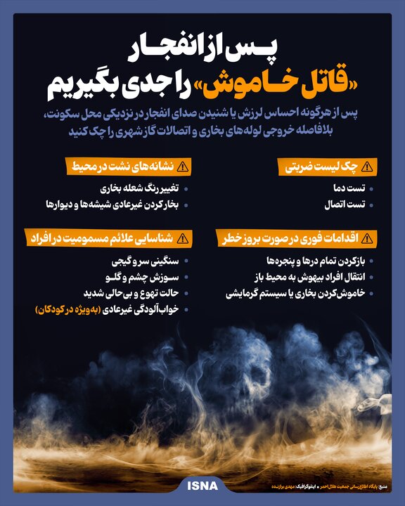 پس از انفجار «قاتل خاموش» را جدی بگیریم (اینفوگرافیک)