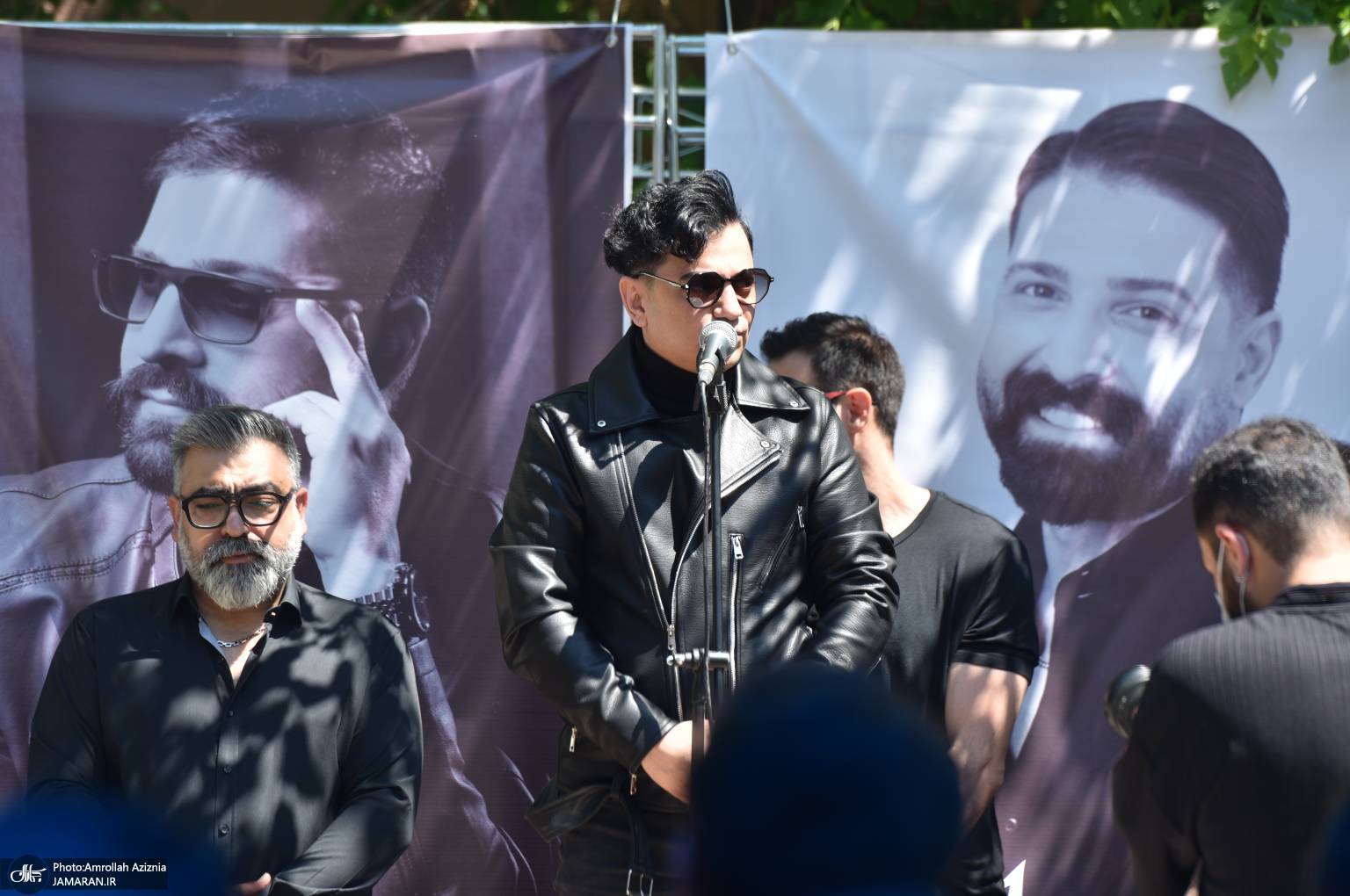 چهلم حمید هیراد با حضور هنرمندان
