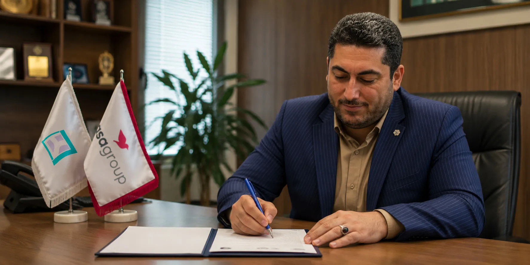 آقای مجلل، مدیرعامل شرکت تعاونی خدمات رفاهی کارکنان بانک توسعه تعاون