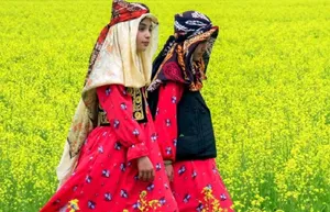 دختری از ایل شاهسون با لباس‌های سنتی در دوران قاجار(عکس)