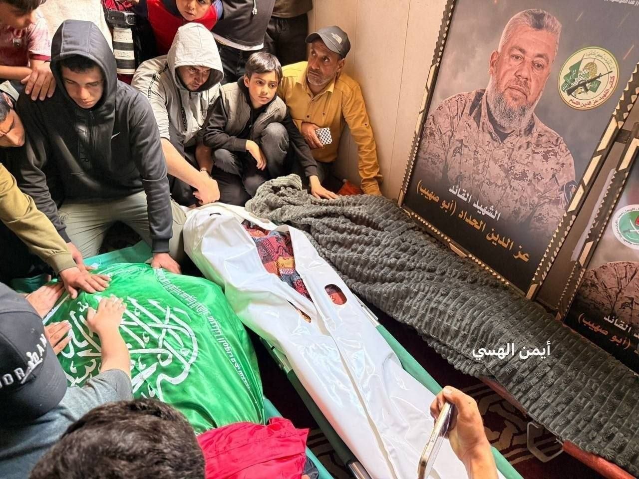 پیکر عزالدین حداد رهبر شاخه نظامی حماس