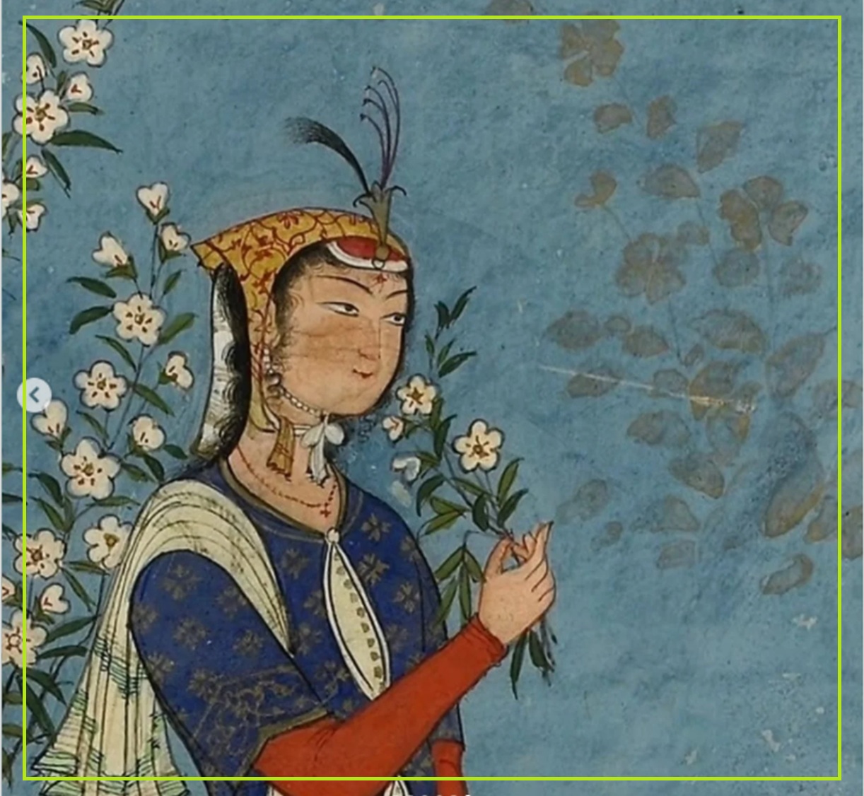 بوئیدن گل