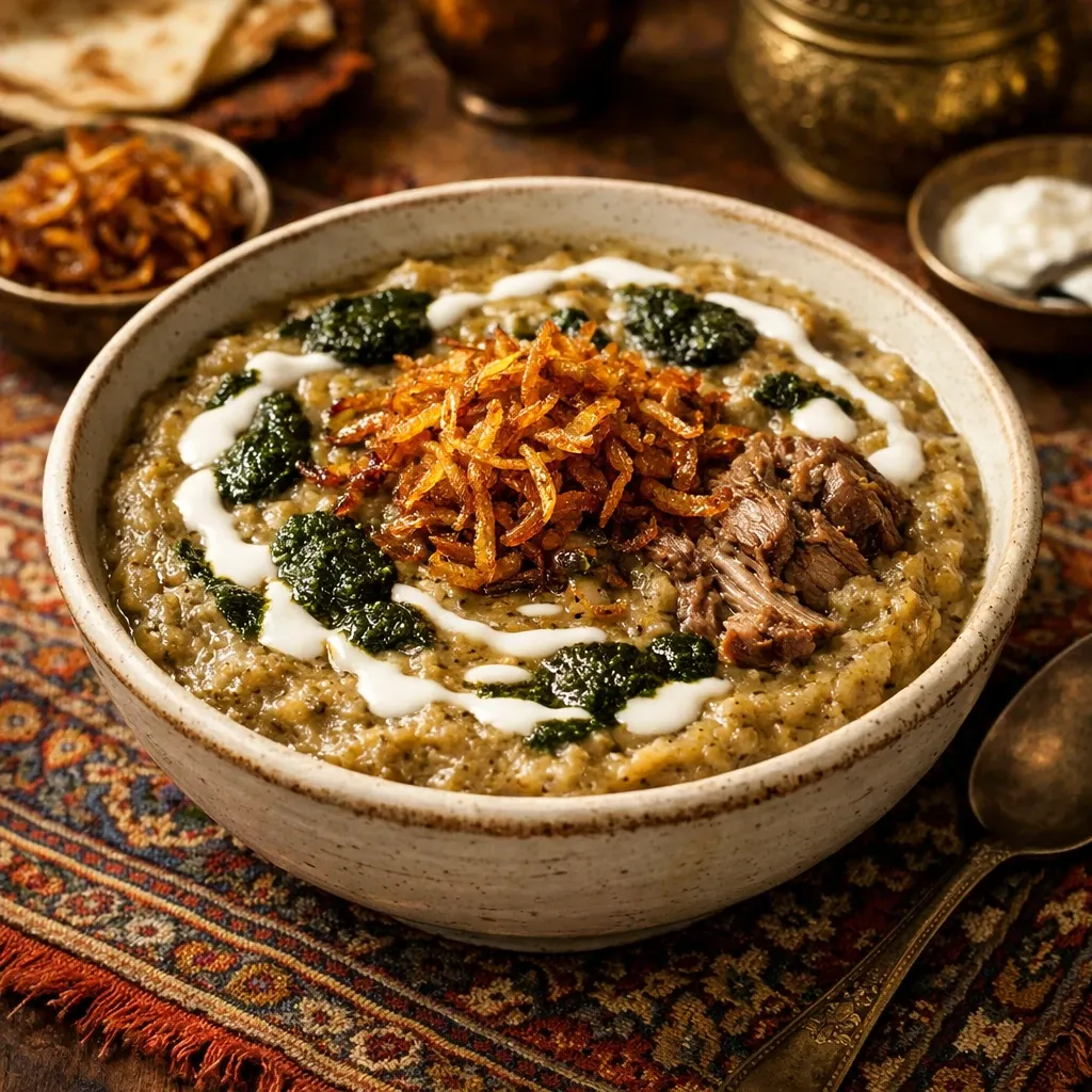 حلیم بادمجان با گوشت