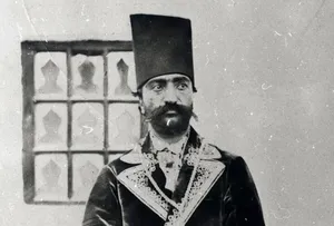 عکس رنگی‌شده ناصرالدین‌شاه در ۳۳ سالگی