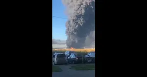 حمله پهپادهای اوکراینی به انبارهای نفت در مسکو